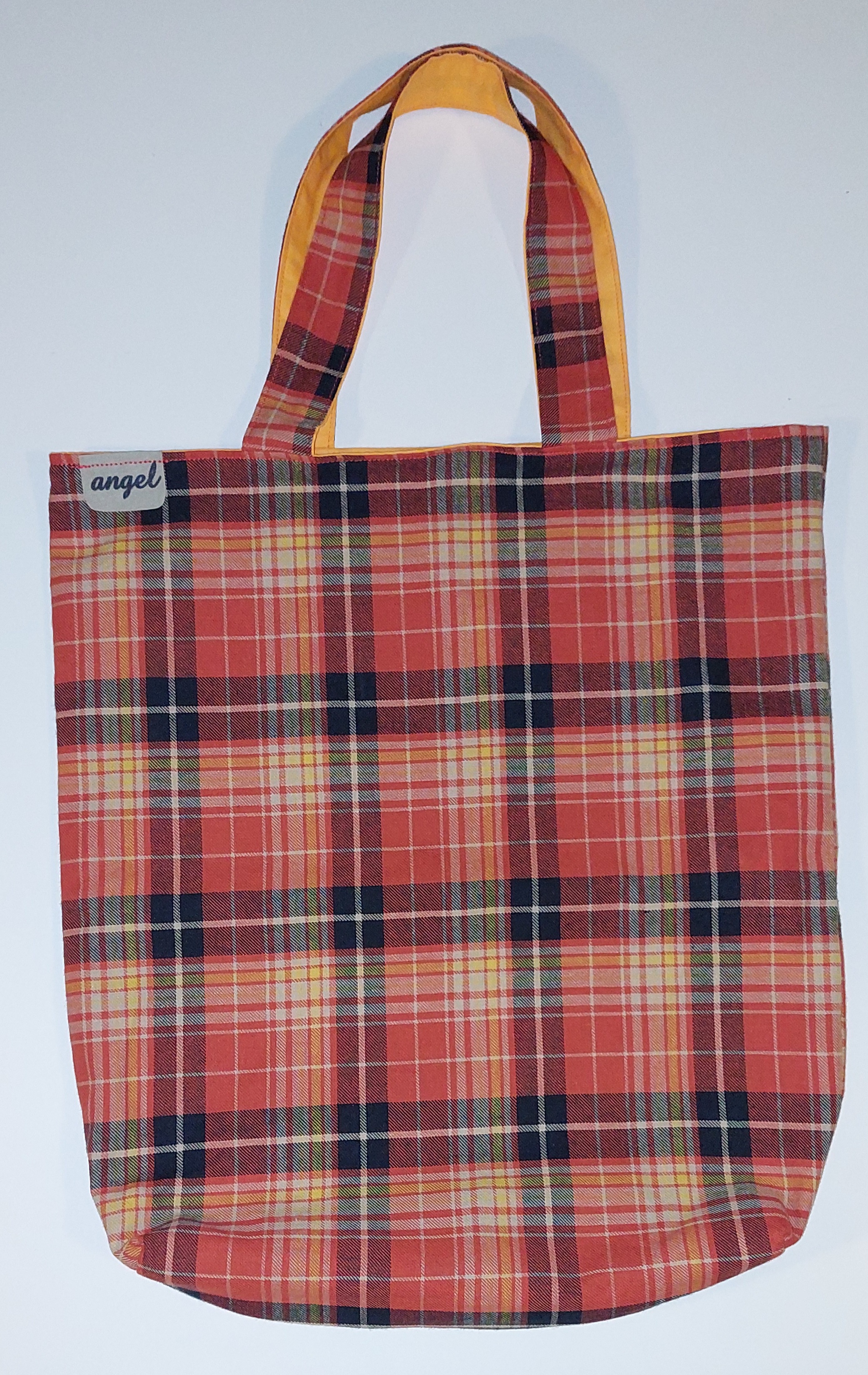 Karierte Herbsttasche